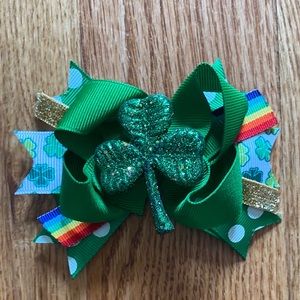 St. Patrick’s Day handmade bow
